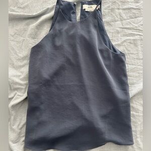 Love Bonito dusty blue halter tank top